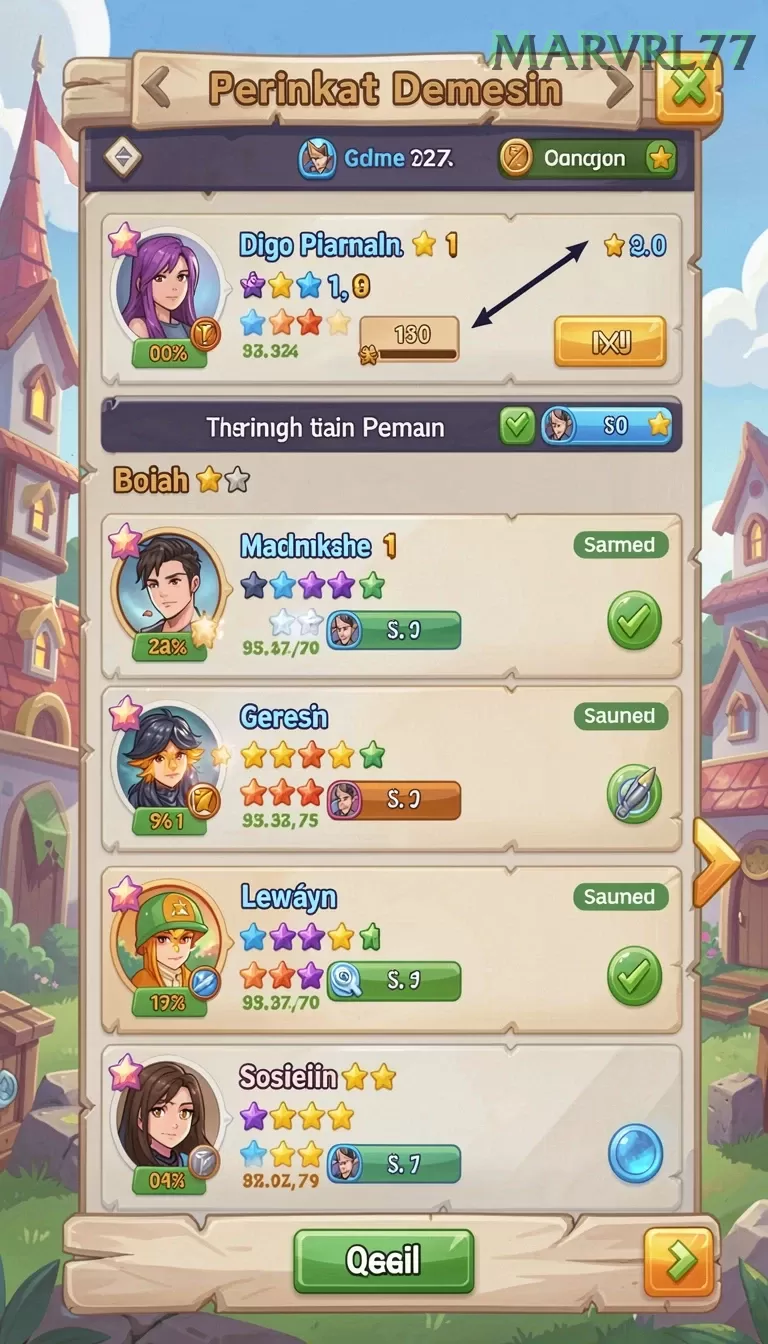Cuplikan layar PAKTOTO — menu navigasi